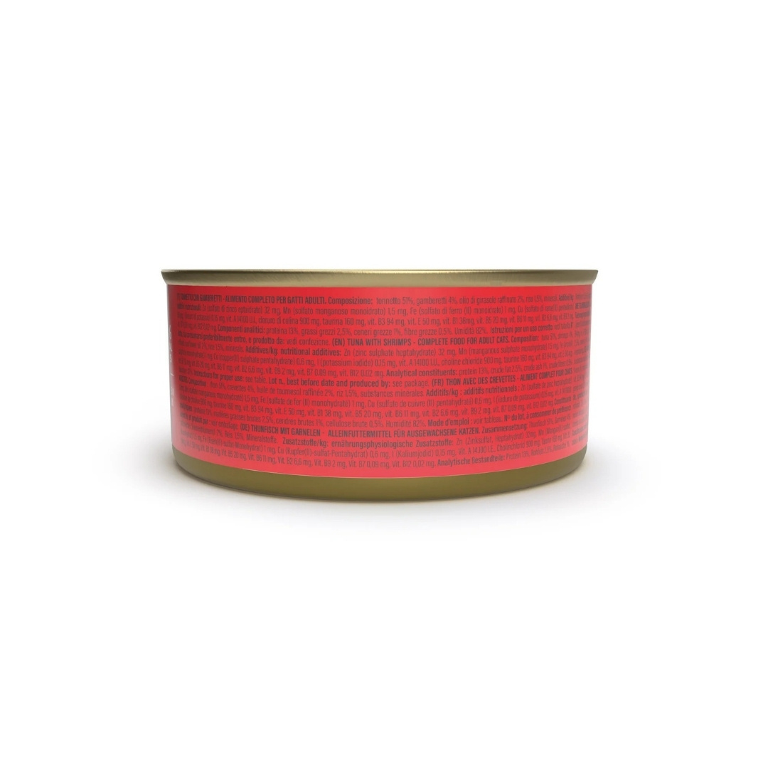 Schesir Cat Complete Nutrition Canned 140g Tuna With Shrimps in Jelly Wet Cat Food image 2