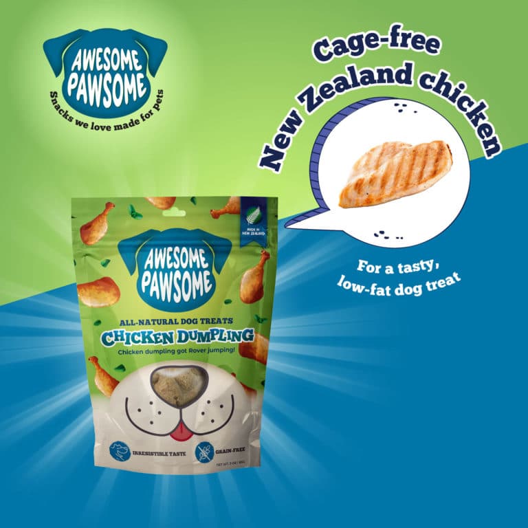 Awesome Pawsome 85g Grain Free Chicken Dumpling Dog Treat image 5