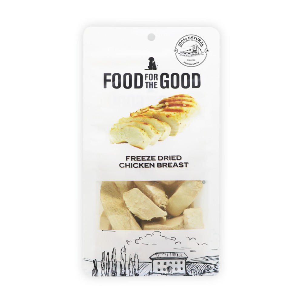 Food For The Good Freeze Dried 70g Chicken Breast Dog & Cat Treats image 2