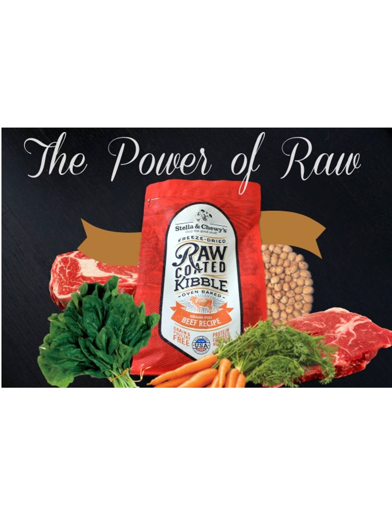 Stella & Chewy's Raw Coated Kibble 3.5lb (1.6kg) Whitefish Dry Dog Food image 5
