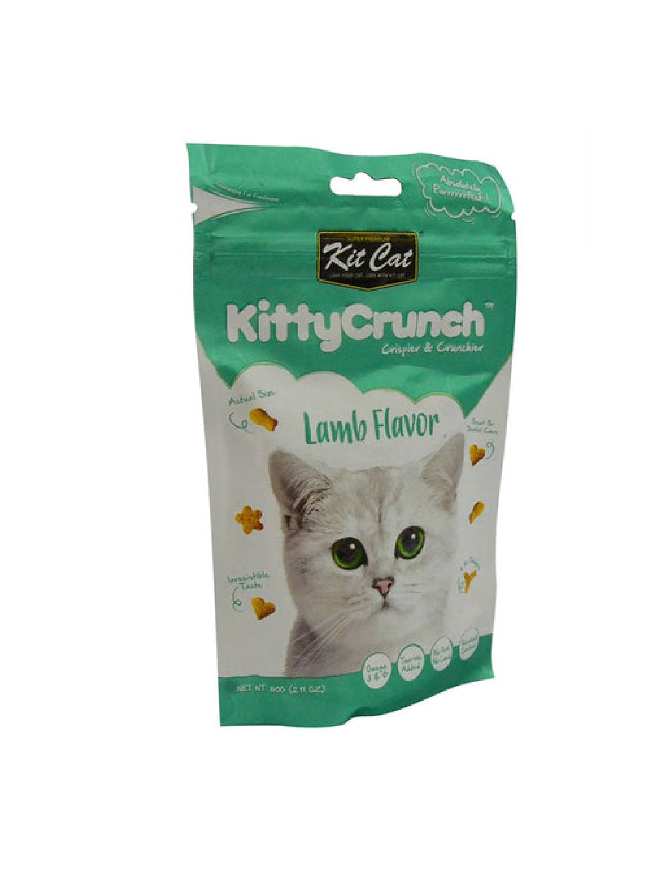 Kit Cat 60g Kitty Crunch Lamb Flavour Cat Treat (EXP: 06 Feb 2027) image 2
