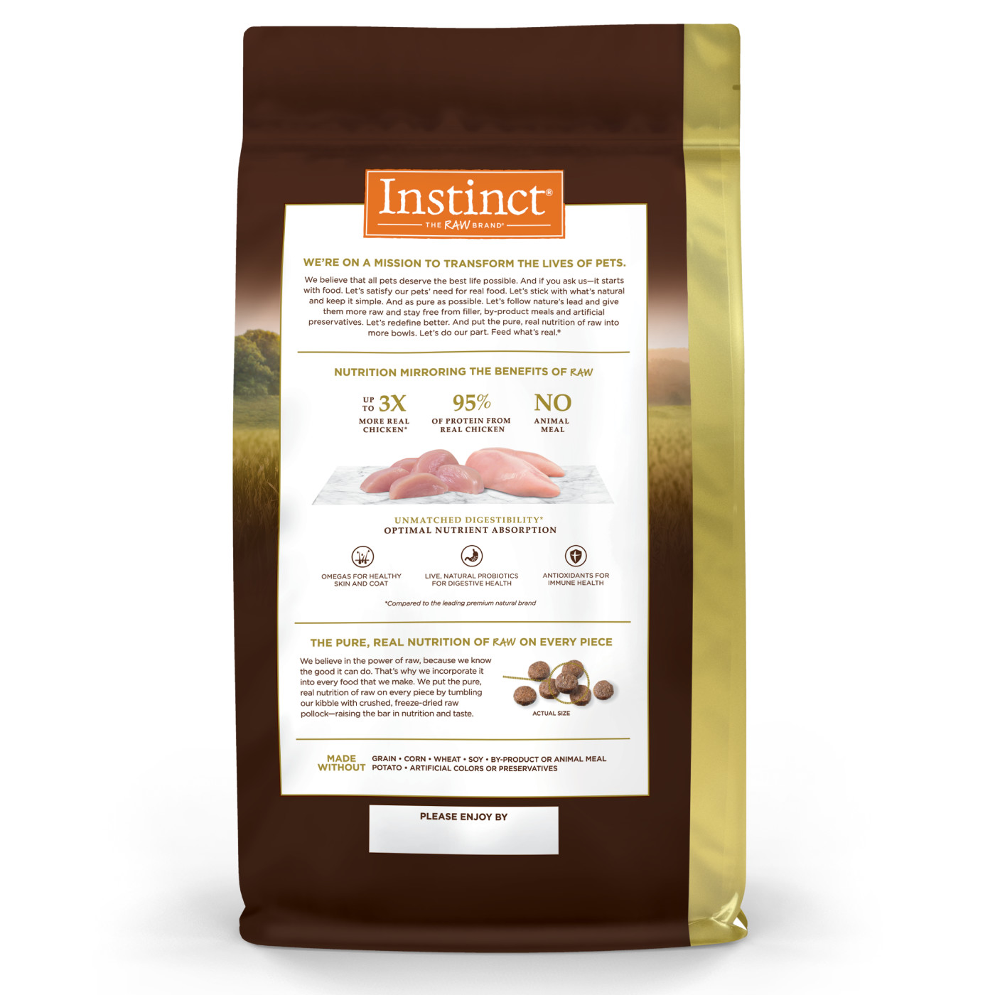 Instinct Ultimate Protein Cat 10lb Kibble Recipe with Real Chicken Dry Cat Food image 5