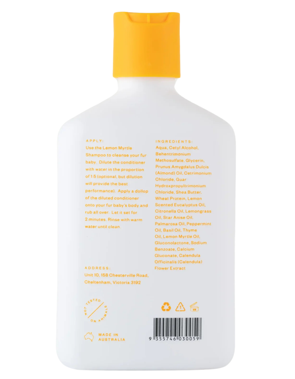 Troopets 340ml Relief Lemon Myrtle Conditioner for Dogs image 2