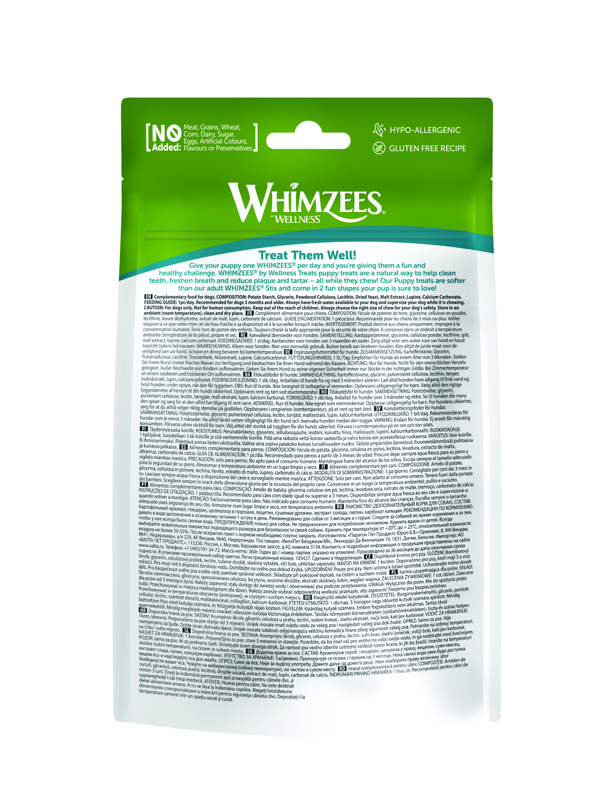 Whimzees Dog 210g (M/L) Dental Chews for Puppies image 2