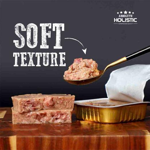 Absolute Holistic Dog 100g Complete & Balanced Meaty Loaf Duck Wet Tray Dog Food image 2