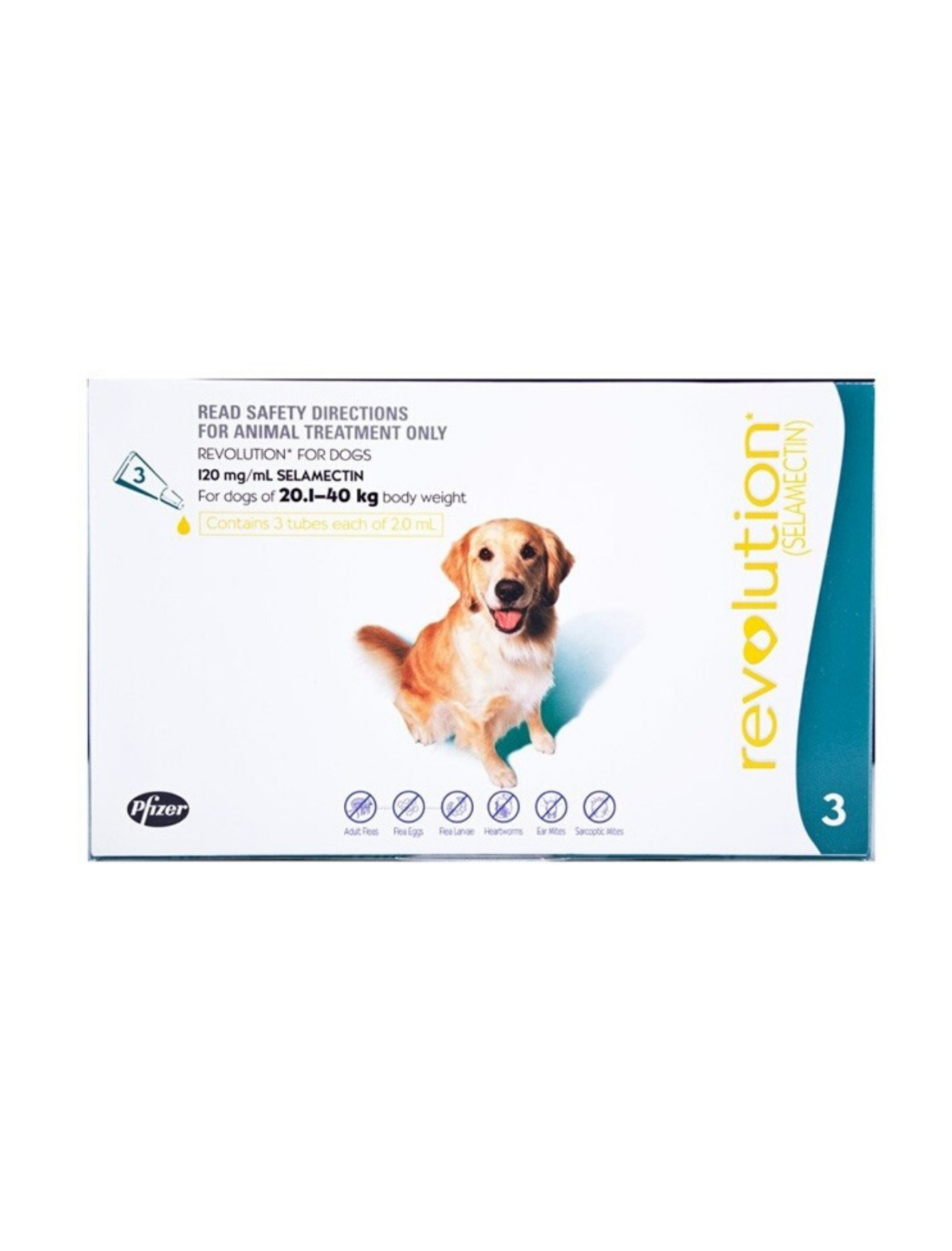 Revolution Selamactic Topical Solution for 20-40kg Dog 3 Single Dose Tubes (EXP: 30 Sep 2027) image 9