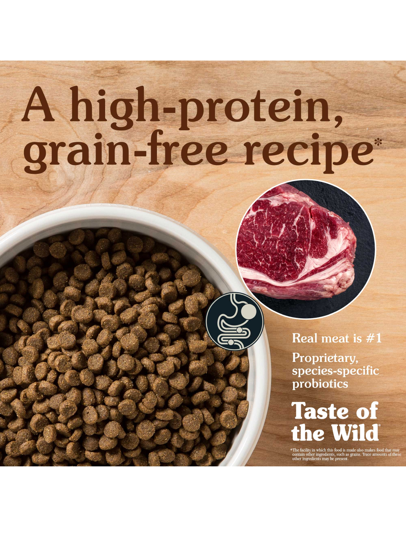 Taste of the Wild Dog 500g High Prairie Recipe with Roasted Bison & Roasted Venison Puppy Dry Dog Food image 2