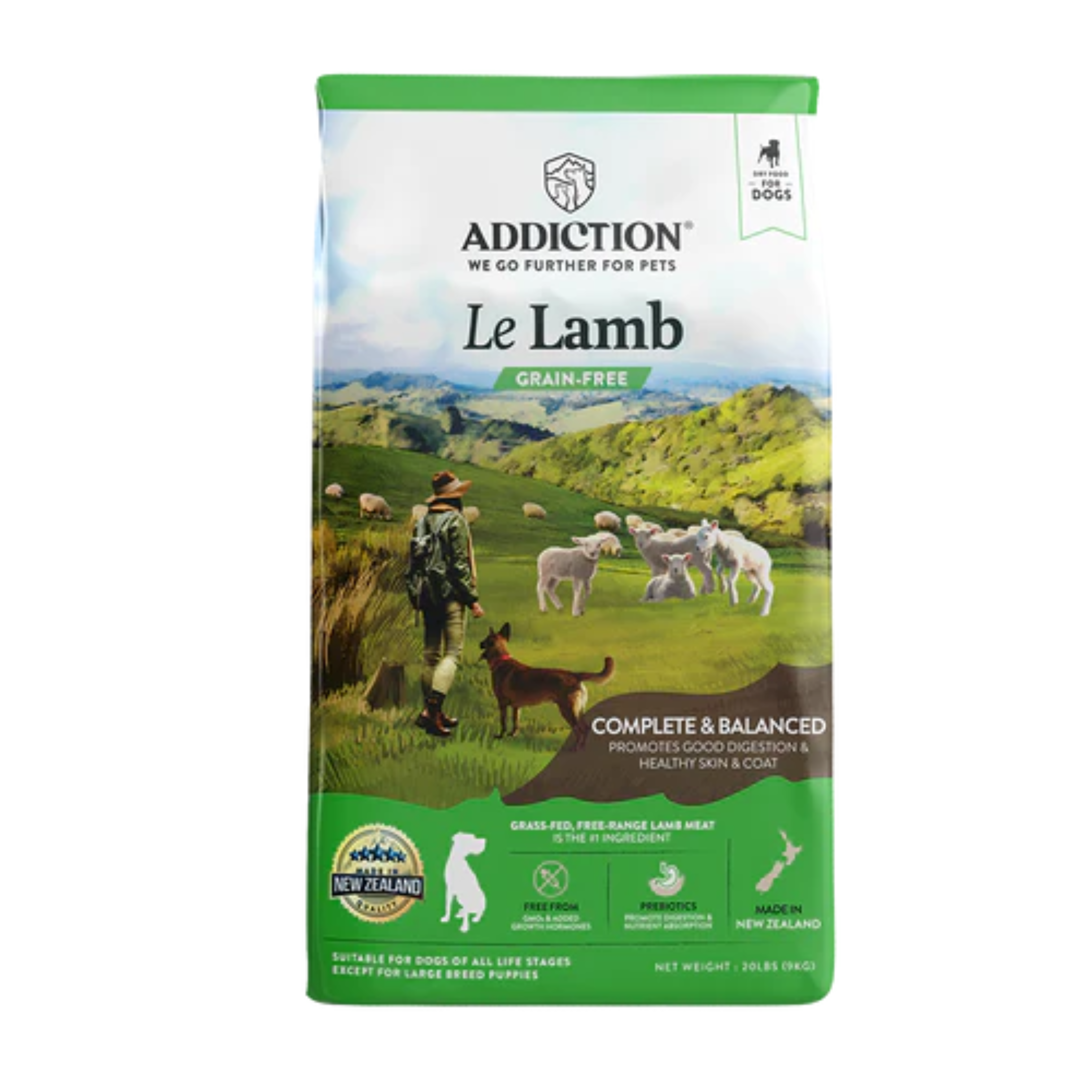 Addiction Dog 1.8kg Grain Free Le Lamb Dry Dog Food image 9