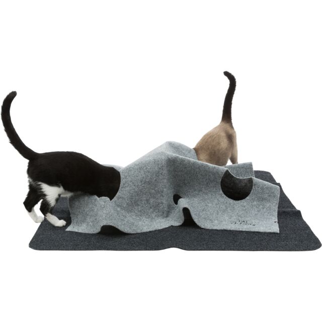 Trixie Activity Adventure Carpet for Cats 99 x 99 cm Polyester Grey image 5