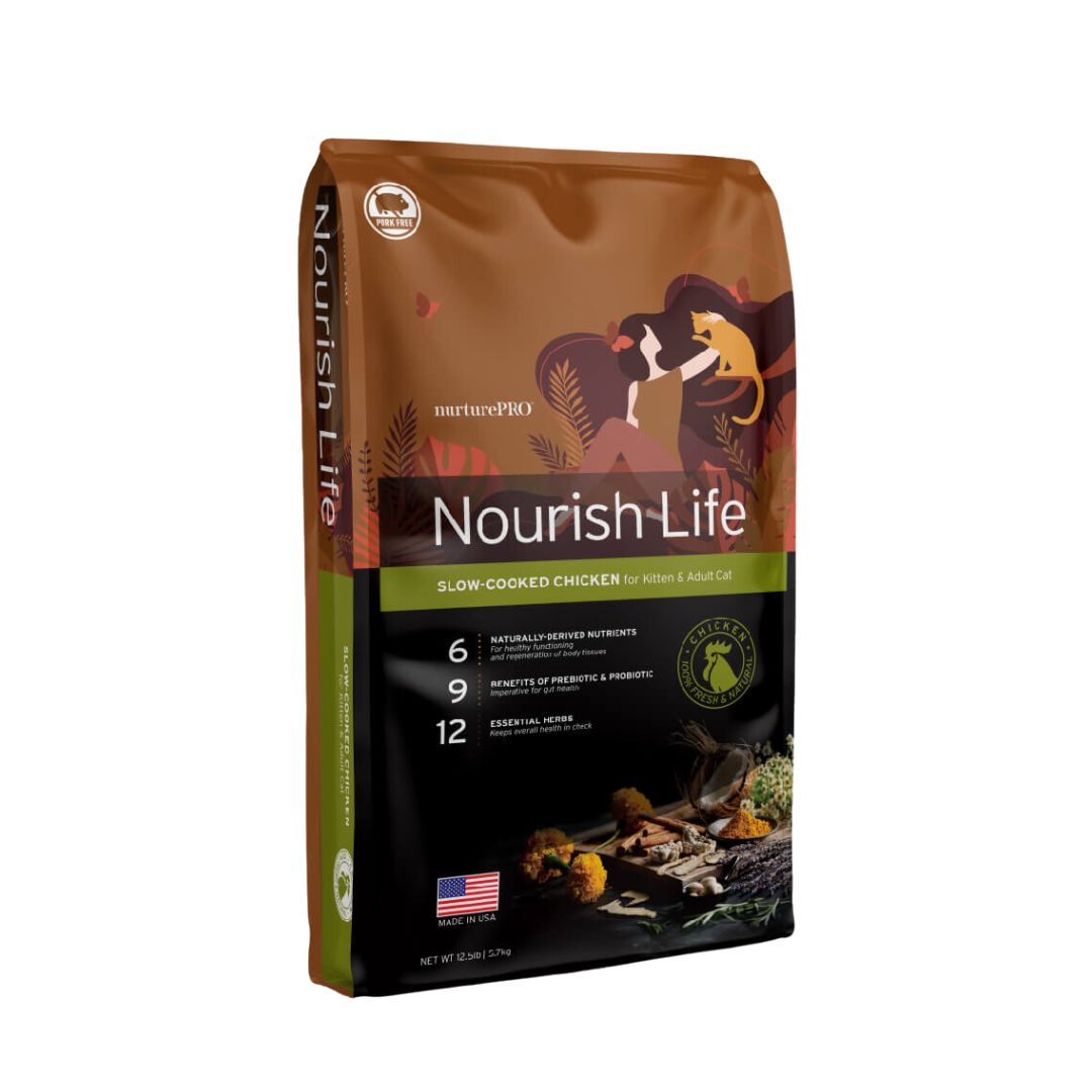 Nurture Pro Cat Nourish Life Slow-cooked Chicken For Kitten & Adult Cat Dry Cat Food image 4
