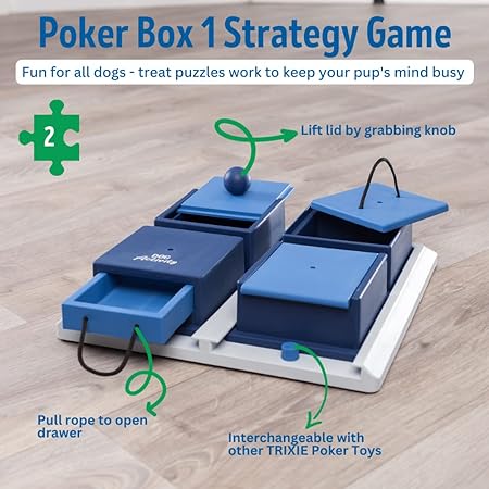 Trixie Poker Box 1 Strategy Game for Dogs 31 x 10 x 31 cm image 8