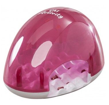 Trixie Cat Activity Snack Box, 19 × 13 × 14 cm, Berry/Light Grey image 4