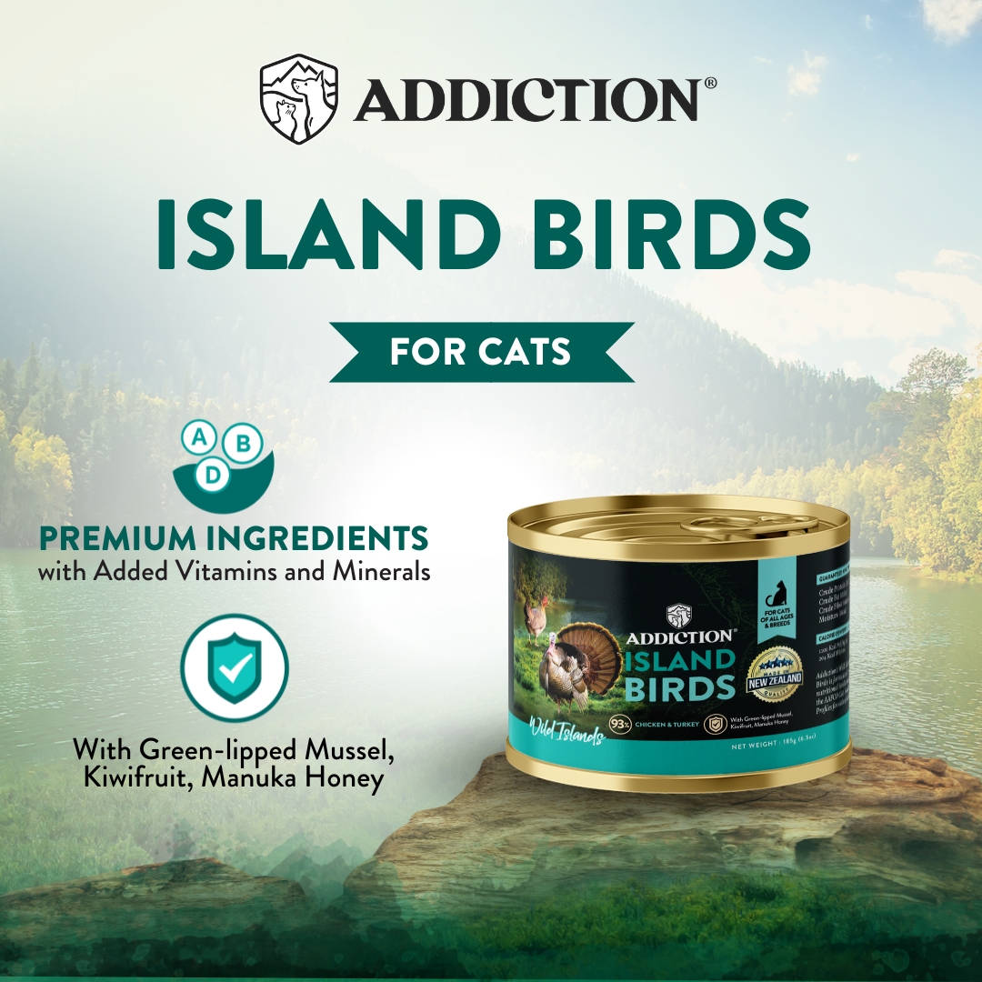 Addiction Cat Wild Islands 185g Island Birds Grain Free Wet Canned Cat Food image 3