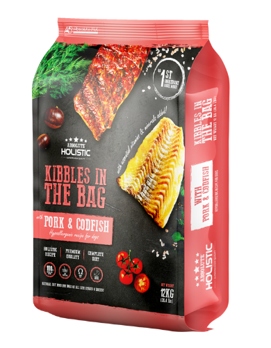 Absolute Holistic Dog 12kg Kibbles In The Bag Pork & Codfish Dry Dog Food (EXP: 22 Jan 2027) image 3