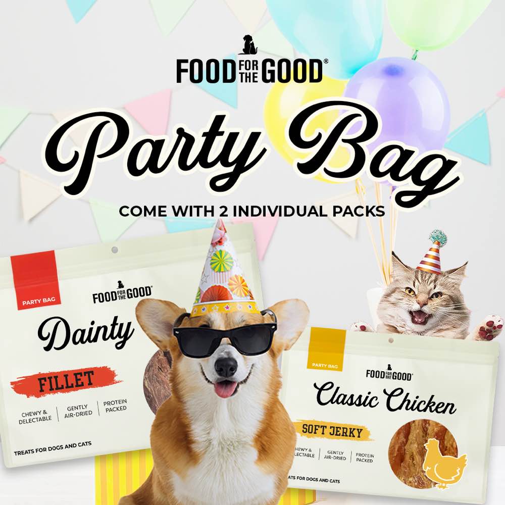 Food For The Good Classic Chicken Fillet 200gx2 Party Bag For Dog & Cat Treats image 3