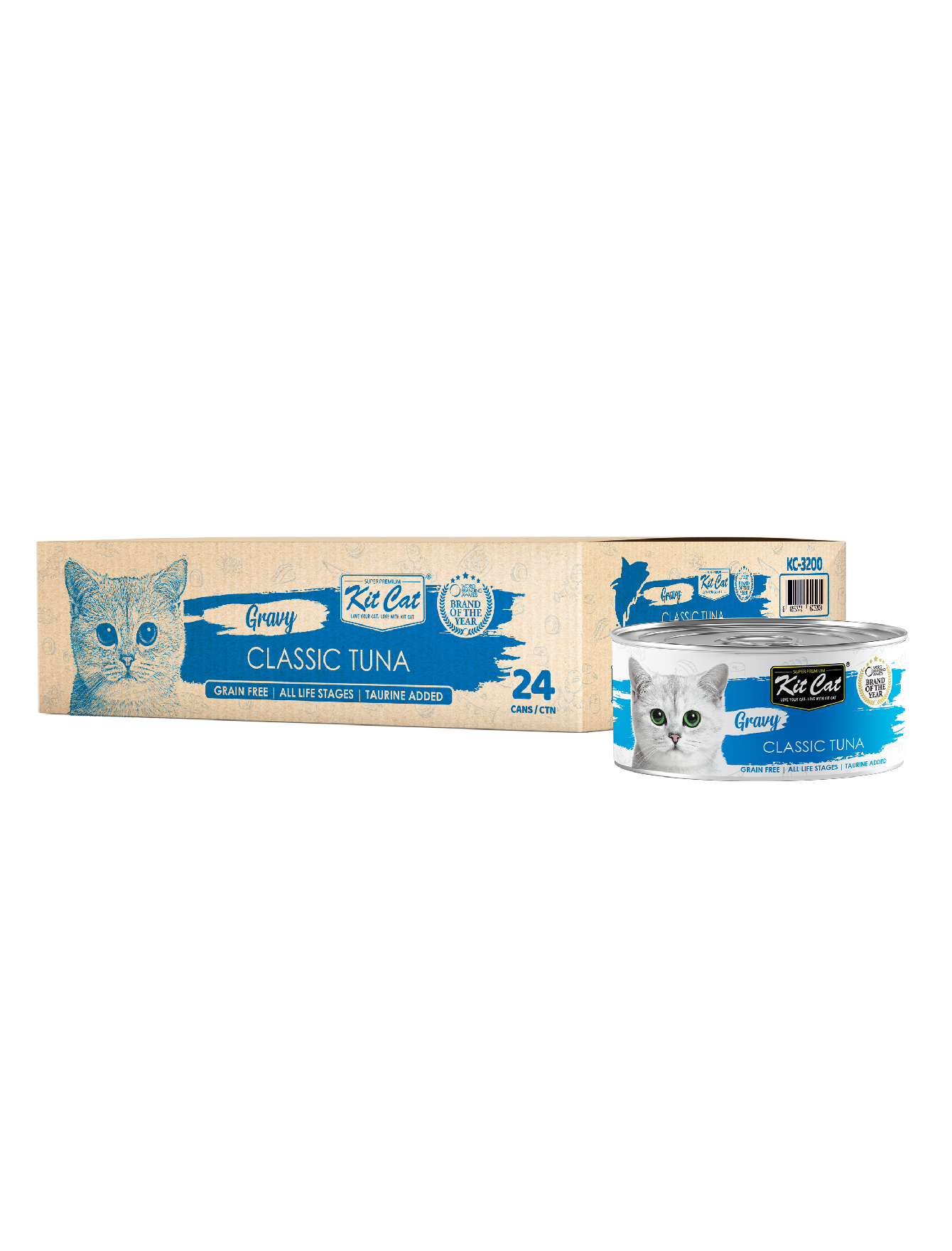 Kit Cat 70g Gravy Canned Classic Tuna Wet Cat Food (EXP: 27 Mar 2028) image 3