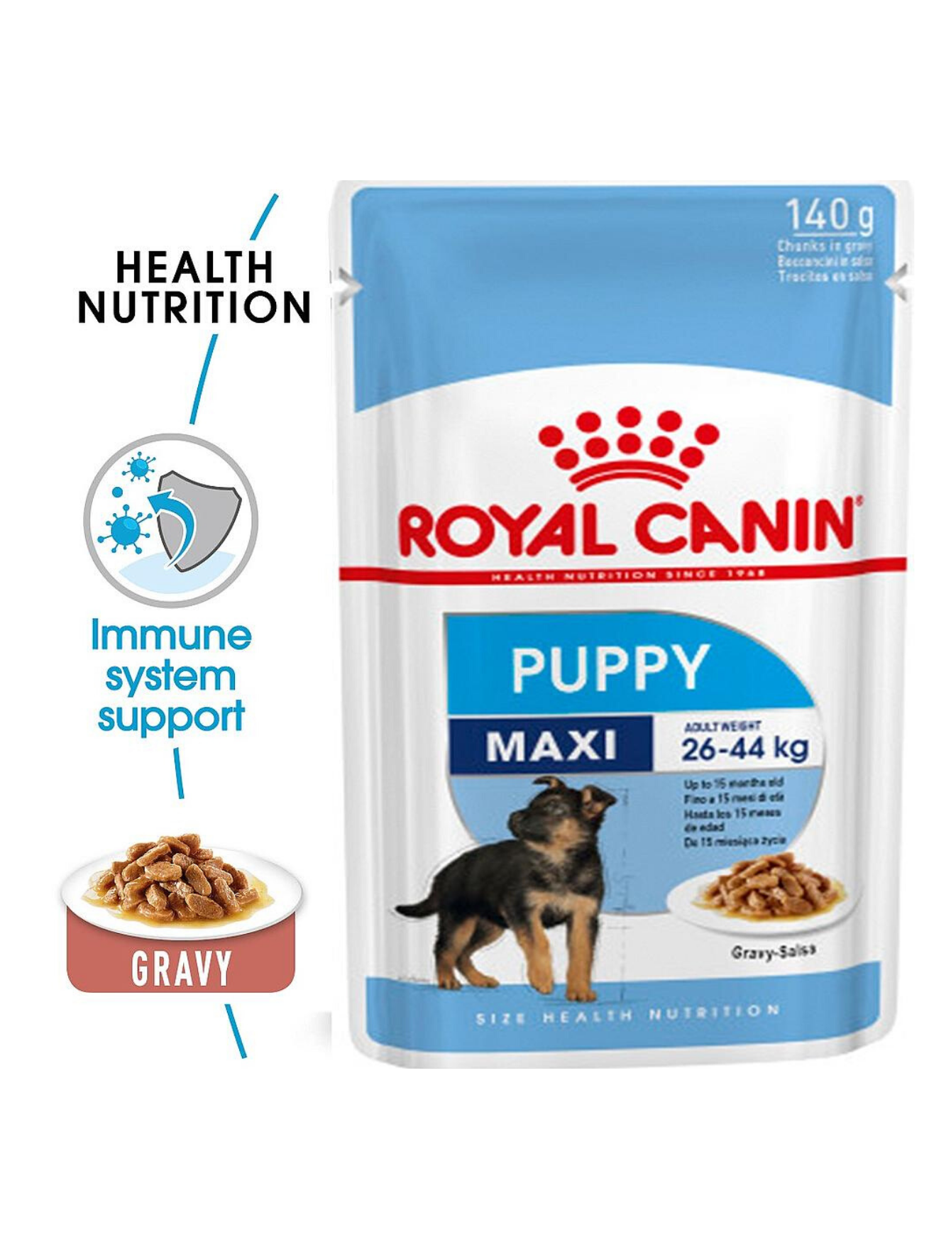 Royal Canin Dog Pouch 140g Maxi Puppy Wet Dog Food image 2