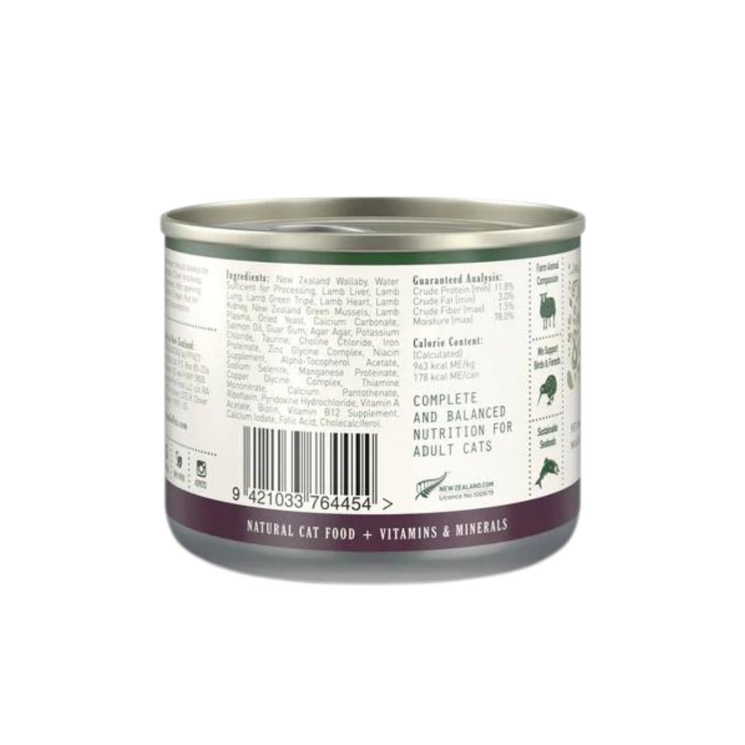 Zealandia Cat 170g Wallaby Pate Wet Cat Food image 2