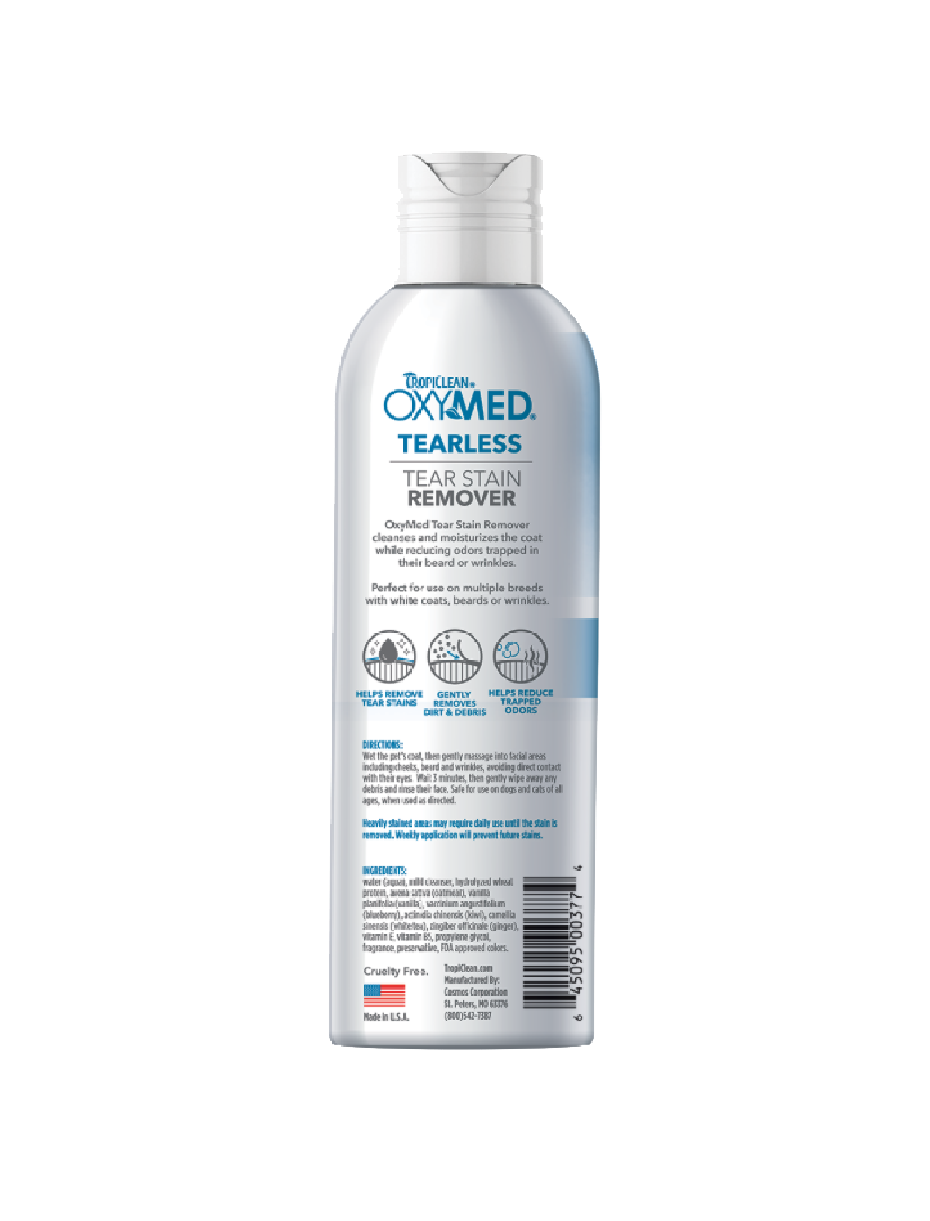 Tropiclean Oxymed Pet Tear Stain Remover 236ml image 2