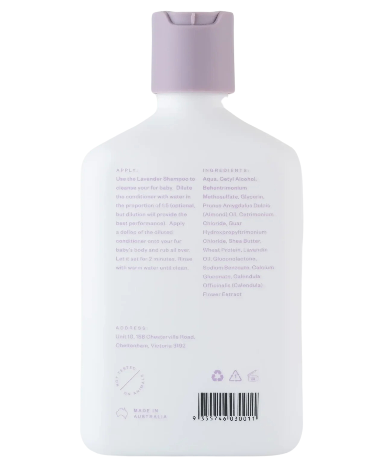 Troopets 340ml Soothing Lavender Conditioner for Dogs image 2