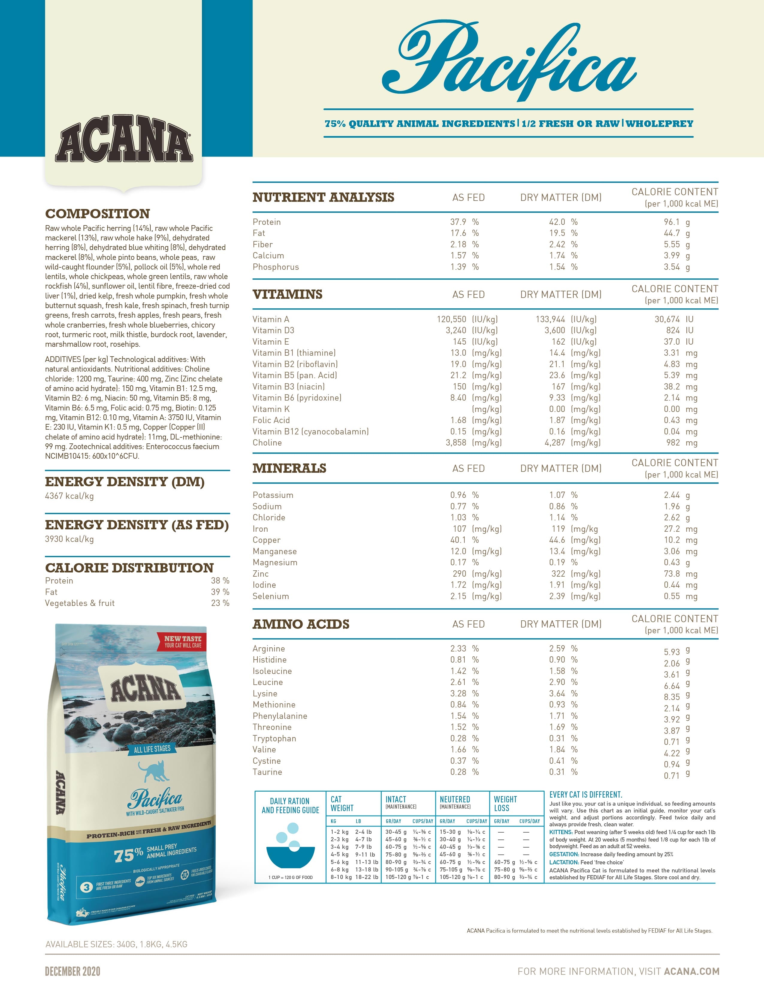 Acana Cat Regionals 4.5kg Pacifica Dry Cat Food image 5