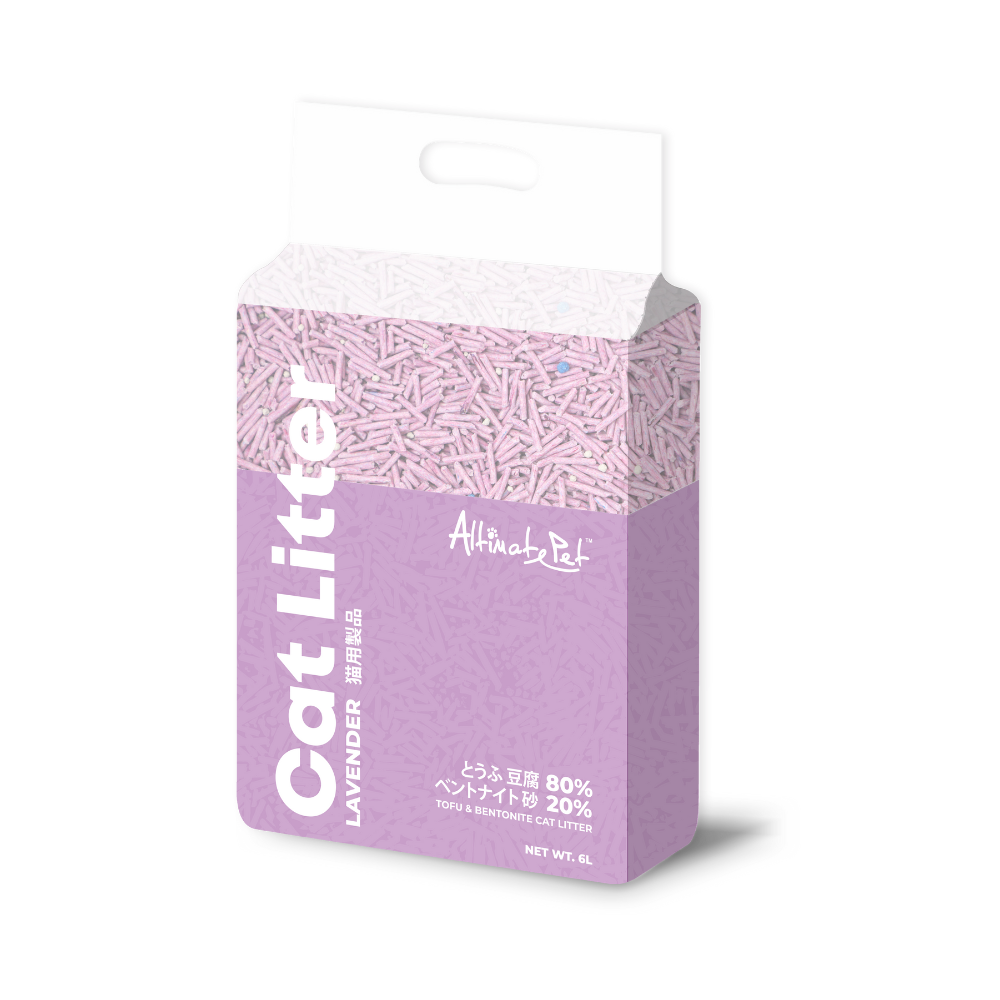 Altimate Pet Tofu & Bentonite Cat Litter 6L Lavender image 2