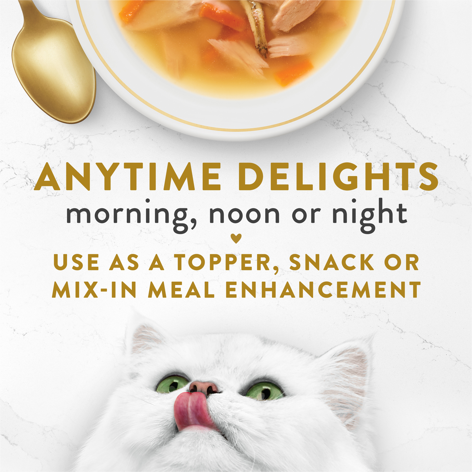 Fancy Feast Cat 40g Broths Classic Tuna, Anchovies & Whitefish Wet Cat Food image 6