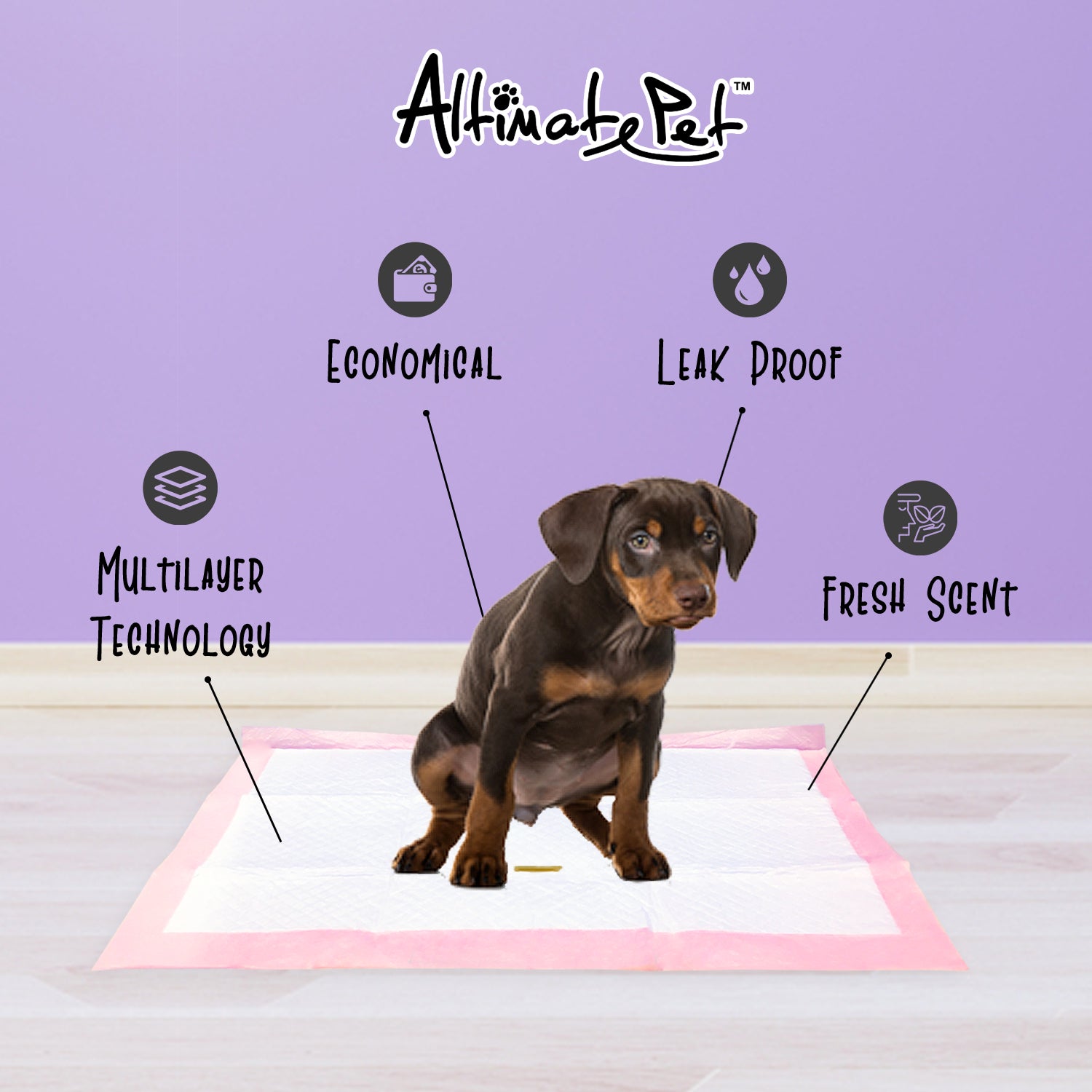 Altimate Pet PottyPads ValuePack (M) 45x60cm 100pcs image 4