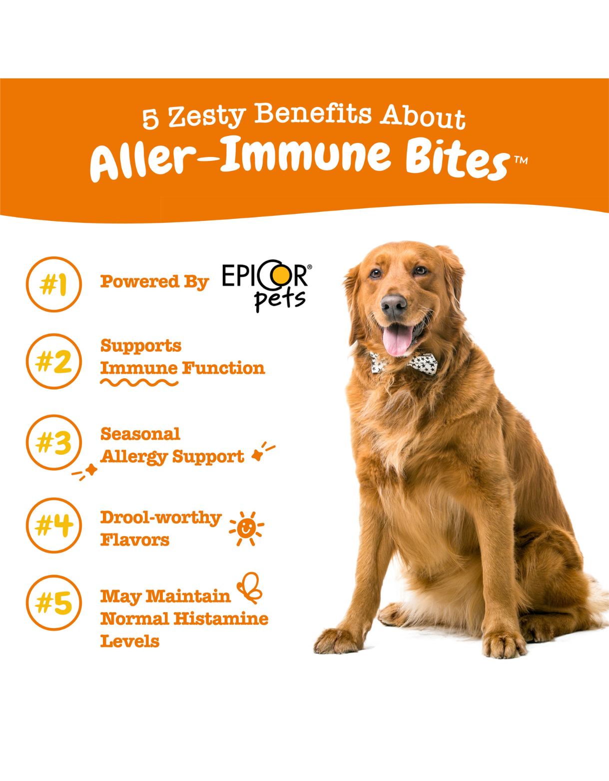 Zesty Paws 90ct Aller-Immune Bites Apple and Peanut Butter Supplement for Dogs image 3