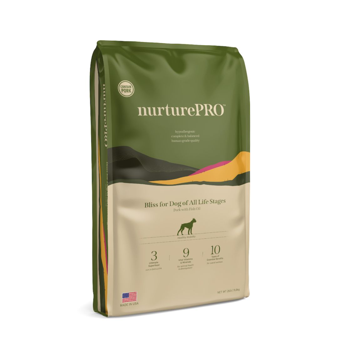Nurture Pro Bliss For Dog Pork with Fish Oil For All Life Stages Dry Dog Food image 4