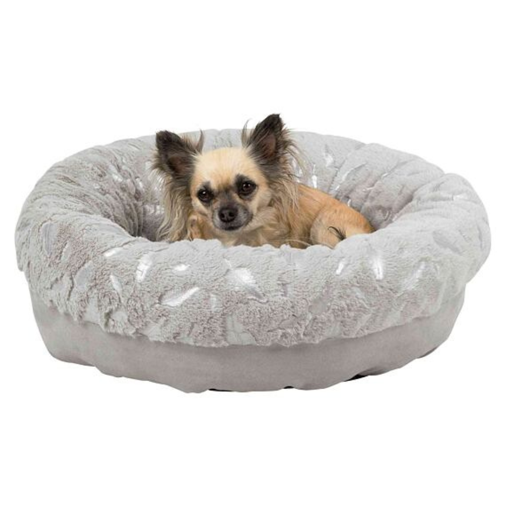 Trixie Feather Bed Round ø 50 cm, Grey/Silver image 3