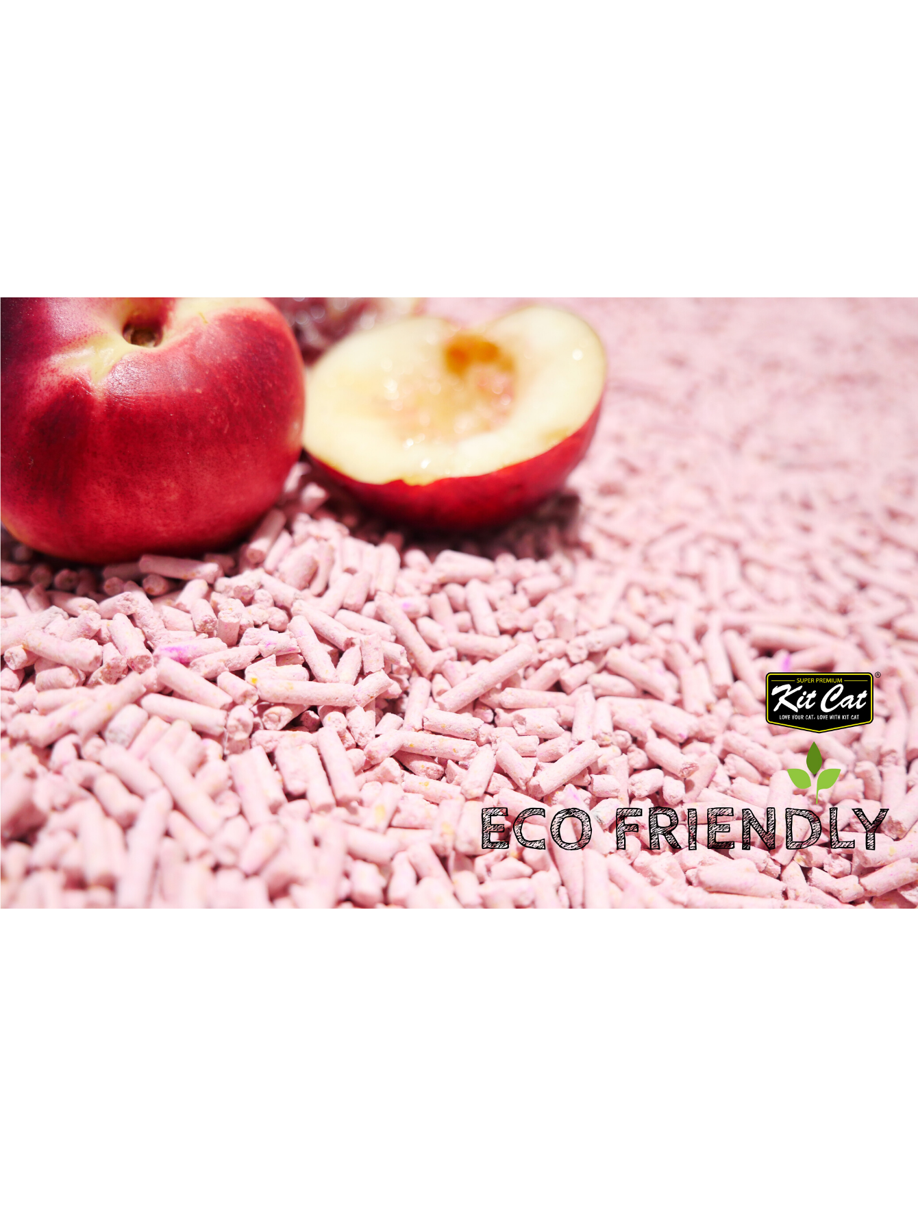 Kit Cat 7L Soya Clump Peach Cat Litter image 3