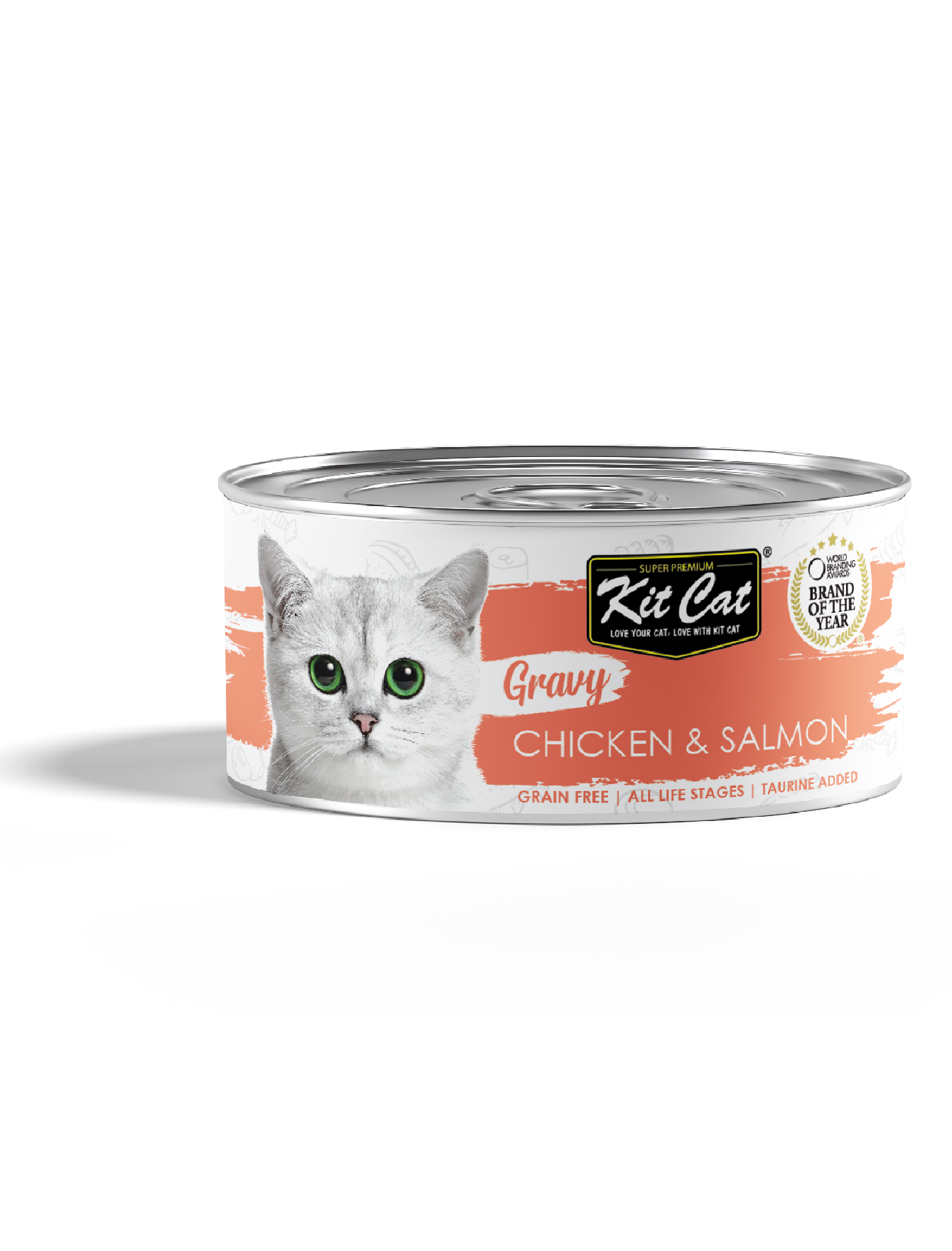 Kit Cat 70g Gravy Canned Chicken & Salmon Wet Cat Food image 3