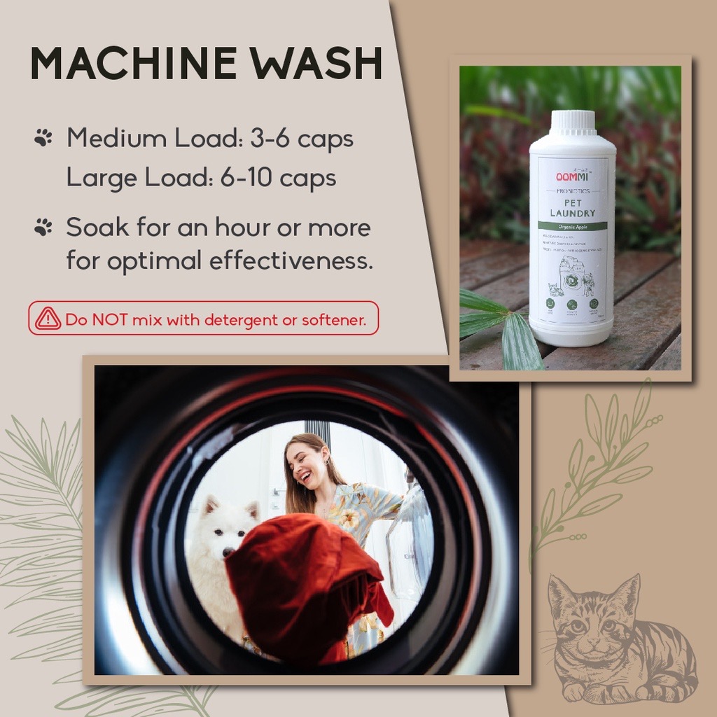 OOMMI 1L Probiotics Pet Laundry image 5