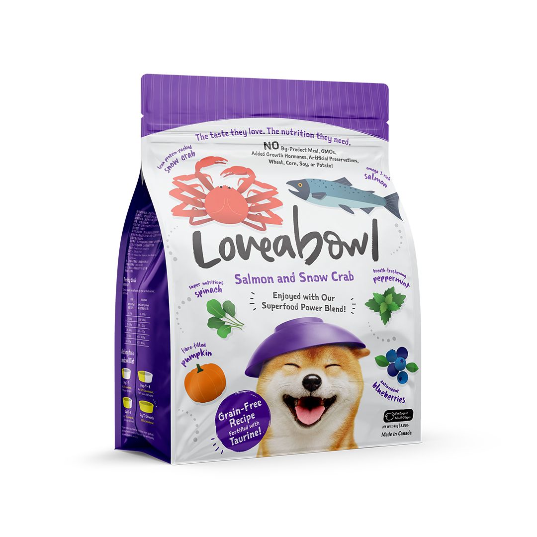 Loveabowl Dog Salmon with Snow Crab Dry Dog Food image 4