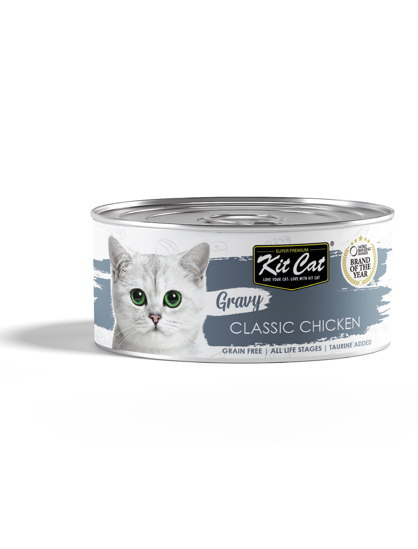 Kit Cat 70g Gravy Canned Classic Chicken Wet Cat Food image 2