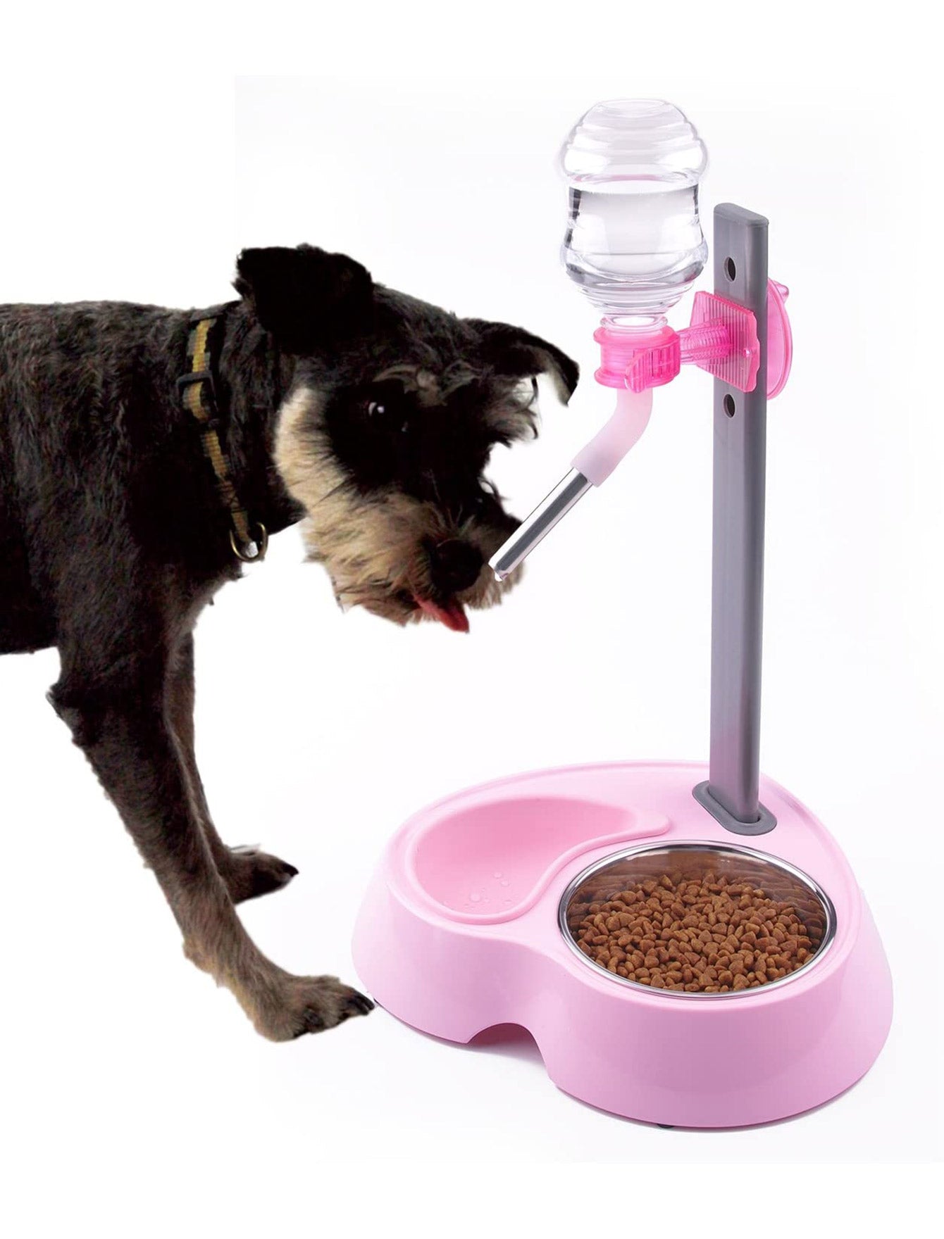 Super Design Light Pink Multifunctional Water Dispenser & Feeder image 4
