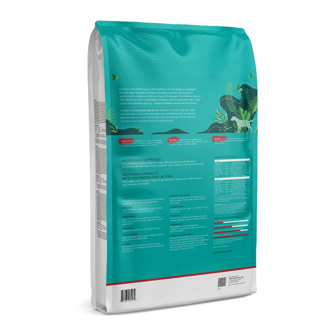 Nurture Pro Dog Nourish Life Grain Free 4.99kg Lamb & Herring Dry Dog Food image 3