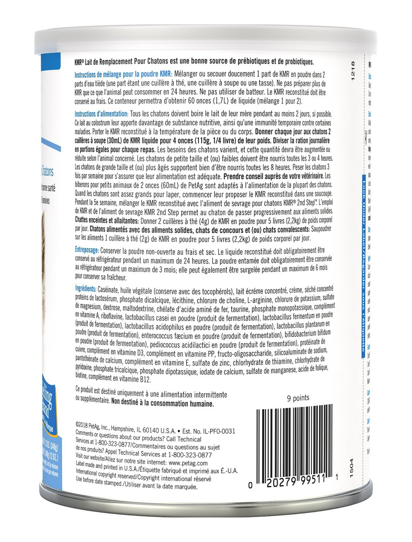 PetAg KMR Powder For Cats 6oz image 2