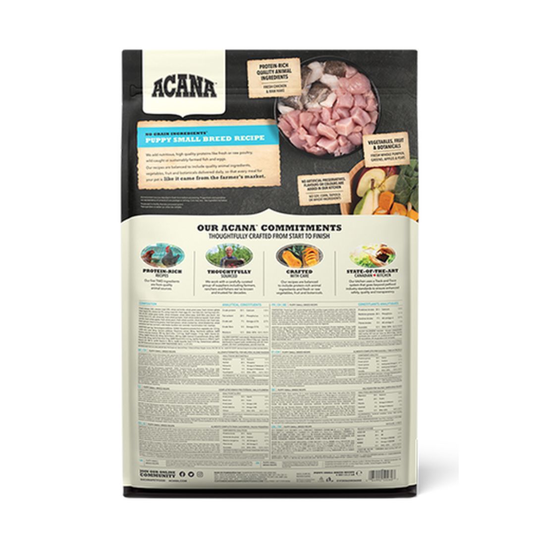 Acana Dog Heritage Freeze-Dried Coated 6kg Puppy Small Breed Dry Dog Food image 4