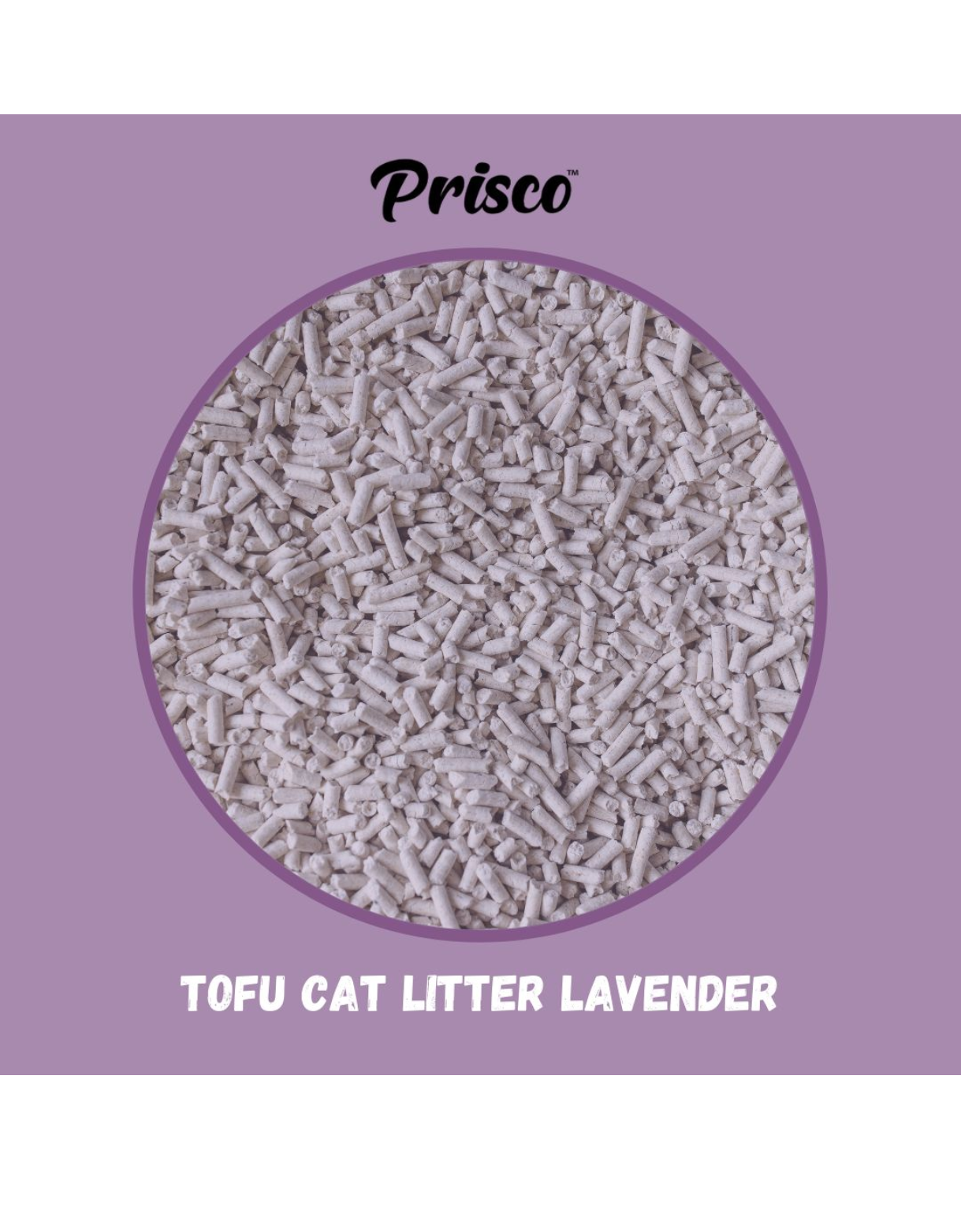 Prisco Tofu Cat Litter 7L Lavender image 2